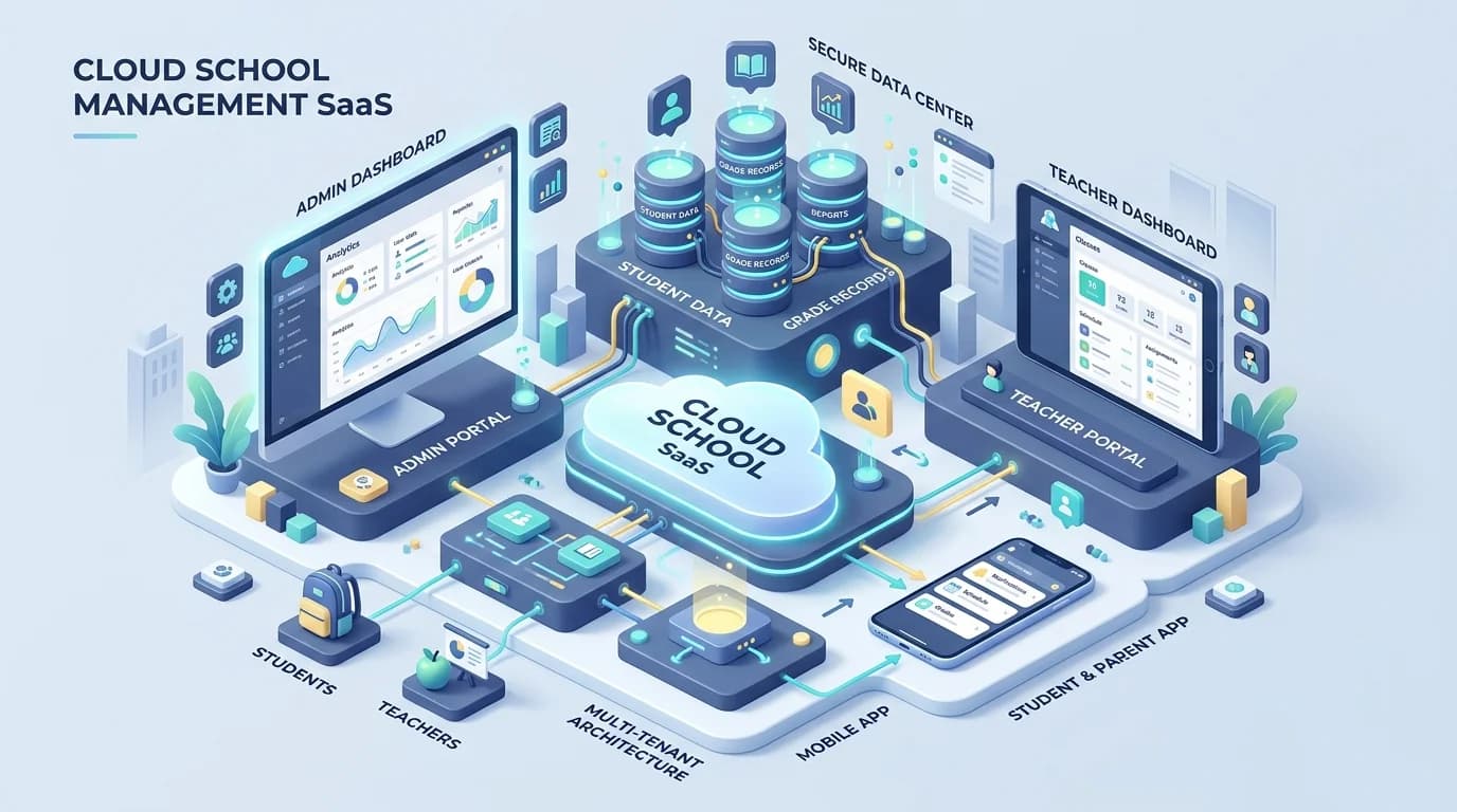 Multi-Tenant School Management SaaS Architecture: How to Build and Scale an EdTech Platform