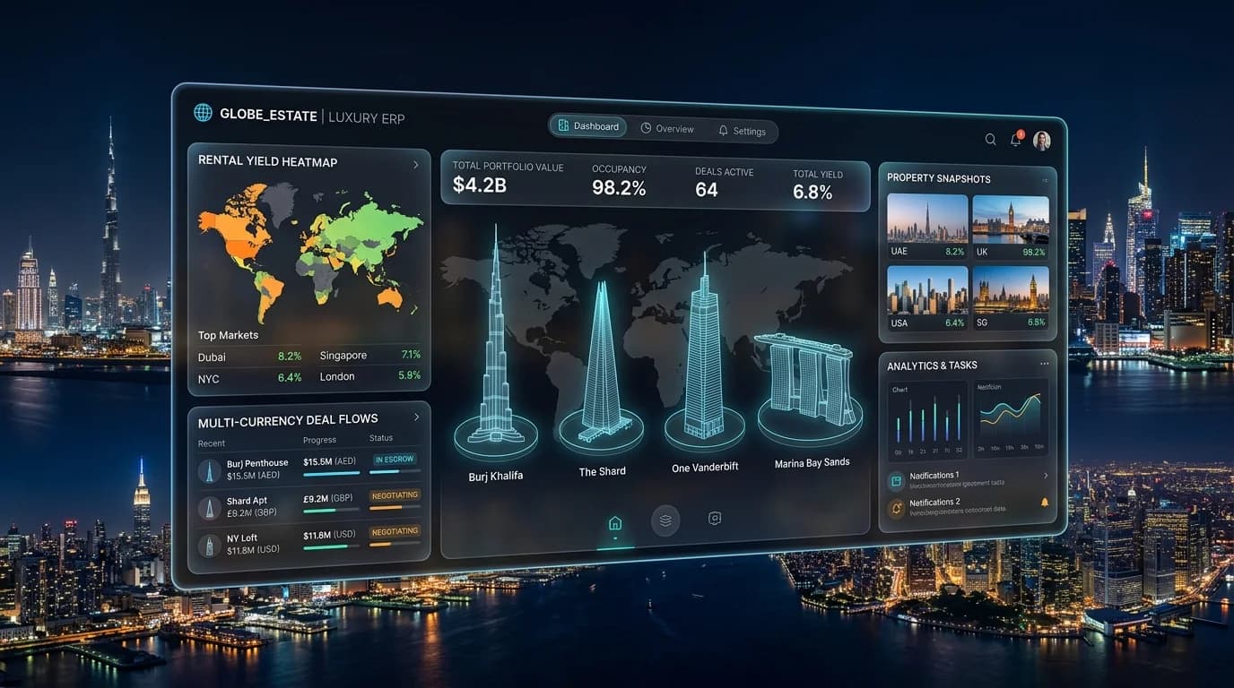 Global Real Estate ERP & Property Management Software: Managing Portfolios Across International Hubs