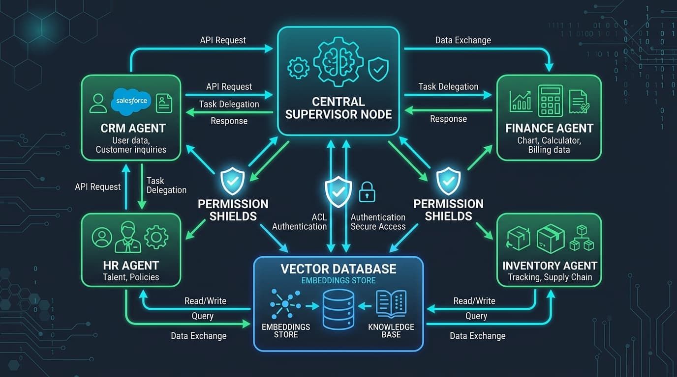 How LangGraph Multi-Agent AI Assistants Work in Business Software