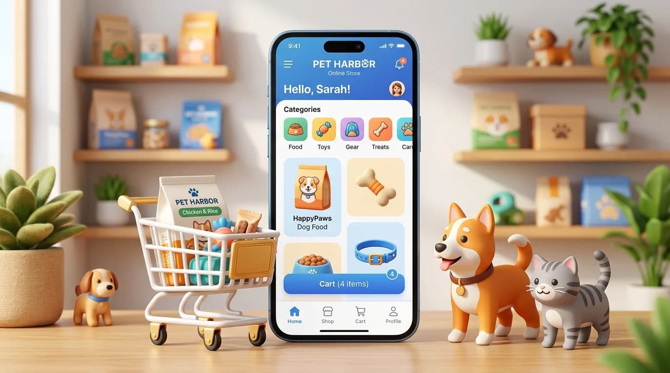 How to Build a Profitable Pet Store Ecommerce App with PetCart