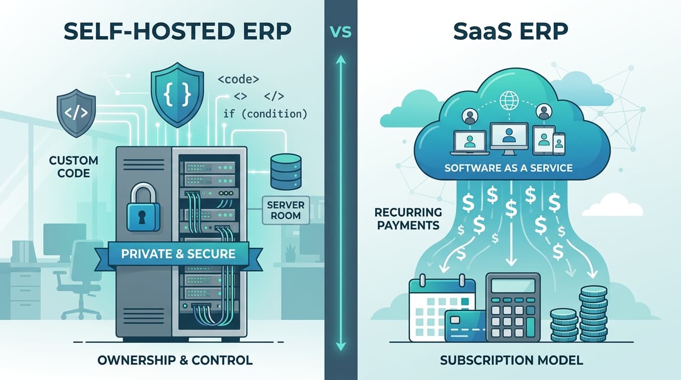 Self-Hosted ERP vs SaaS ERP: Which Model Suits Your Business?