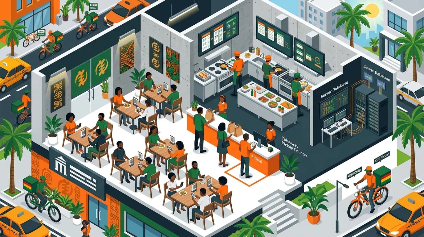 West African Food & Hospitality: Eliminating Aggregator Fees with Owned Cloud POS