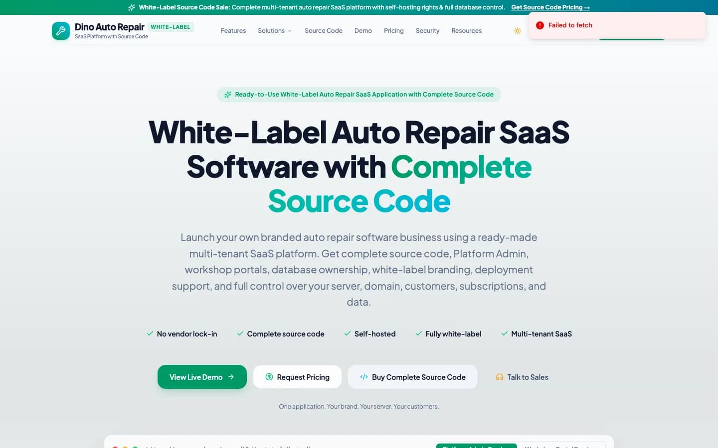Dino Auto Repair SaaS - Dino Auto Repair CRM customer and vehicle history log