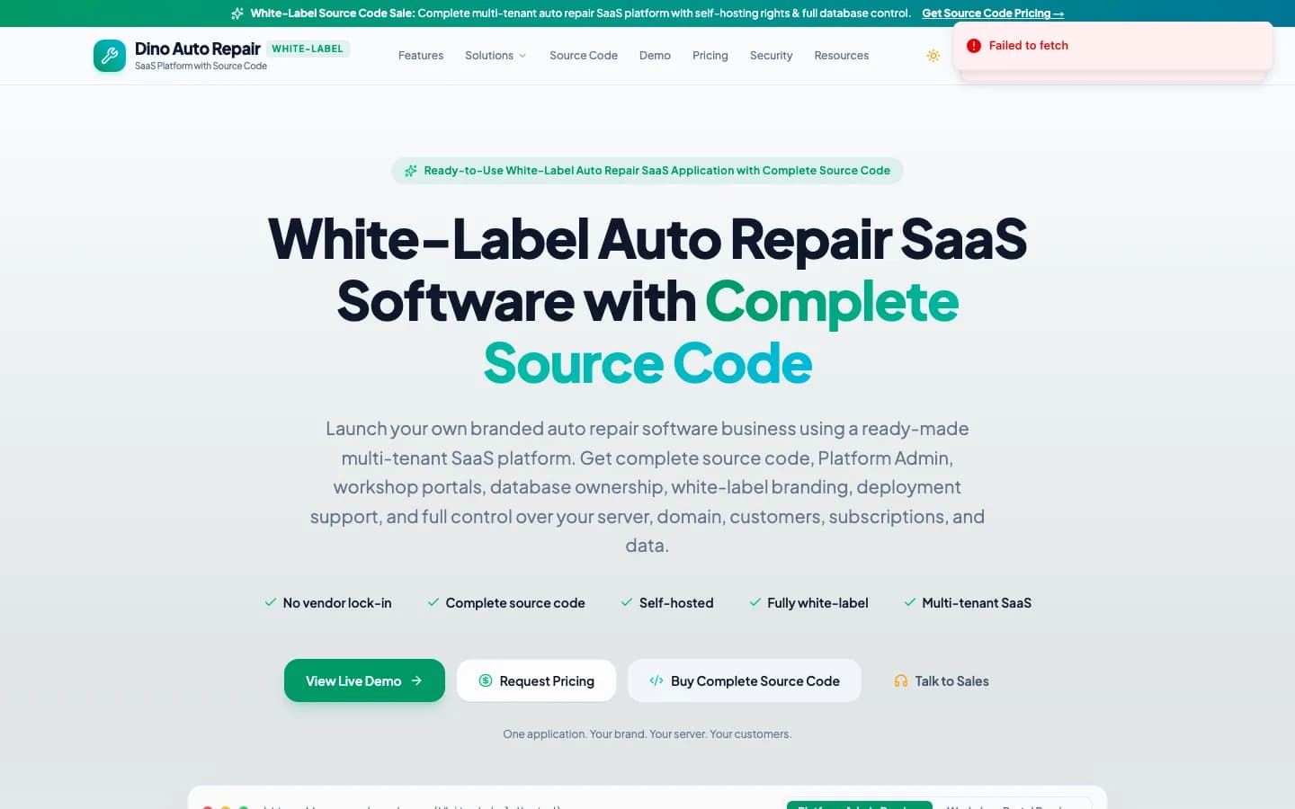 Dino Auto Repair SaaS - Dino Auto Repair invoicing and billing invoice dashboard