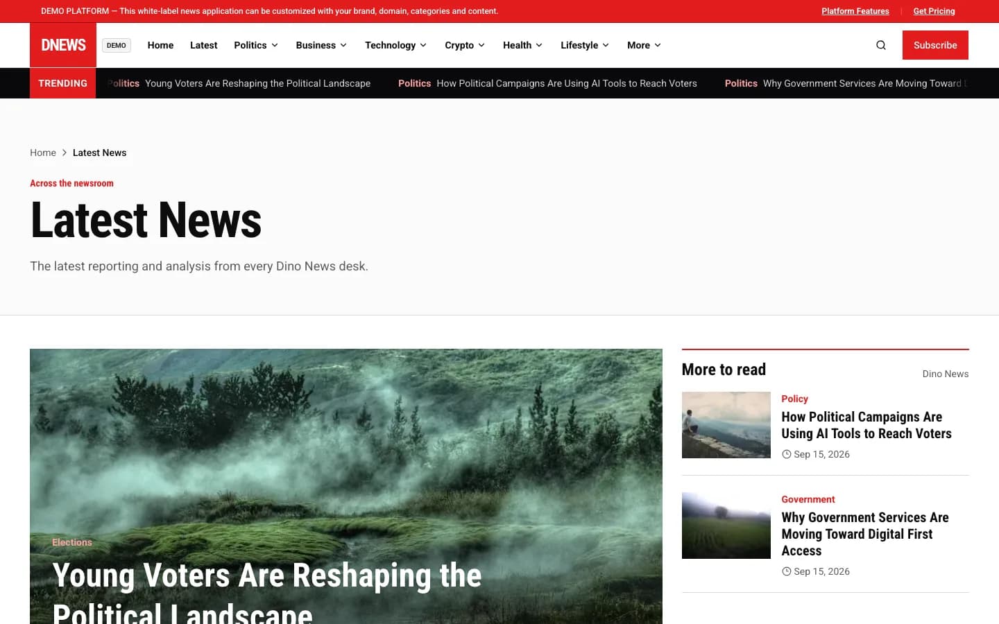 Dino News news on desktop — Latest News