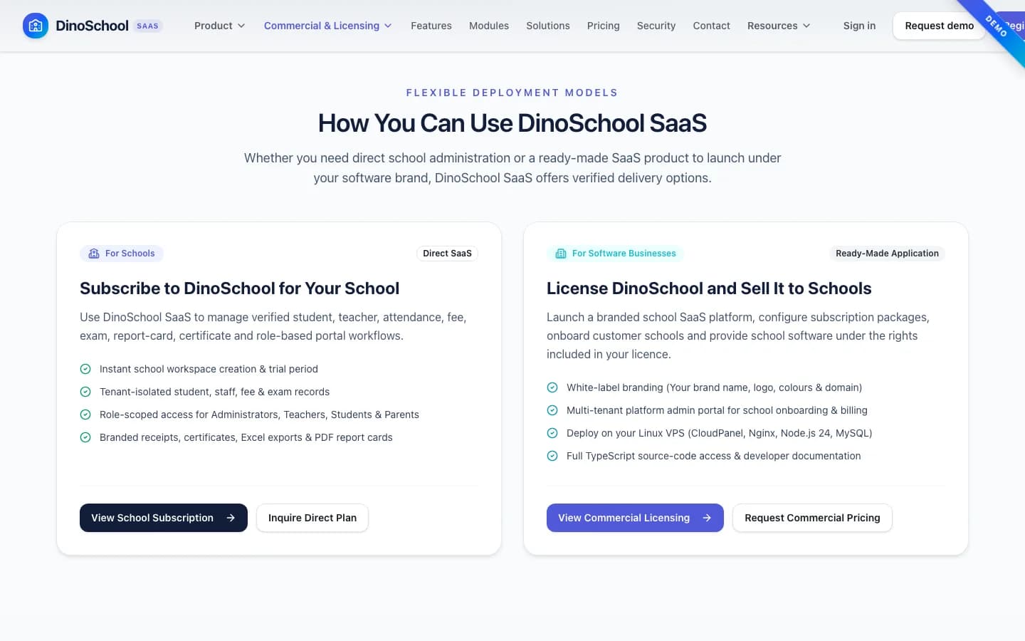 DinoSchool SaaS How You Can Use DinoSchool SaaS on desktop — Multi-Tenant School Management SaaS Platform