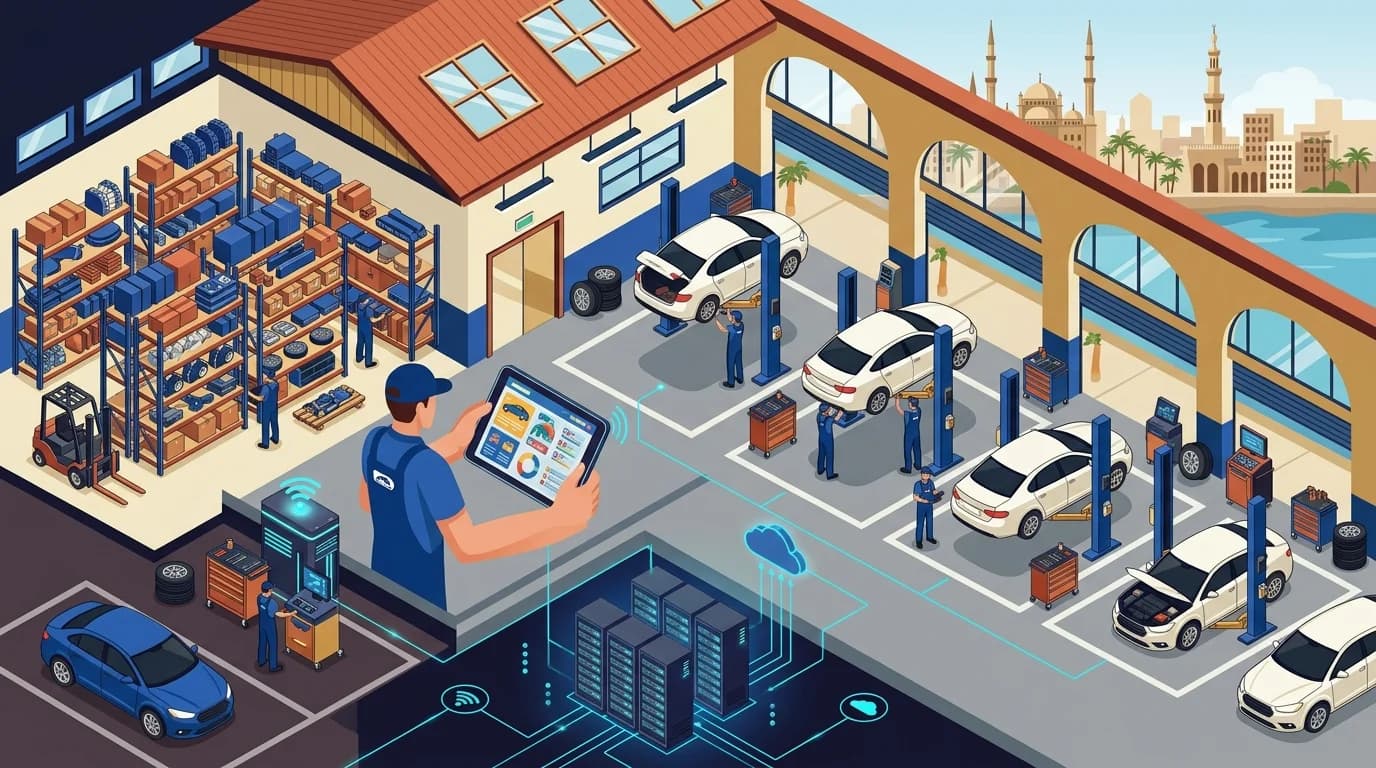 North African Auto Workshops: Protecting Operating Margins with Self-Hosted Garage CRM