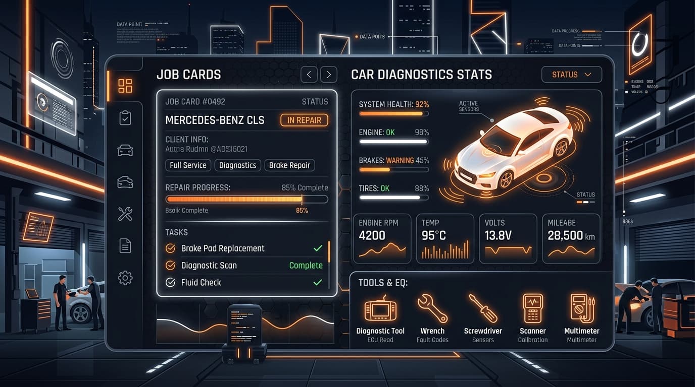 How Digital Job Cards & Garage CRM Streamline Vehicle Service Center Operations