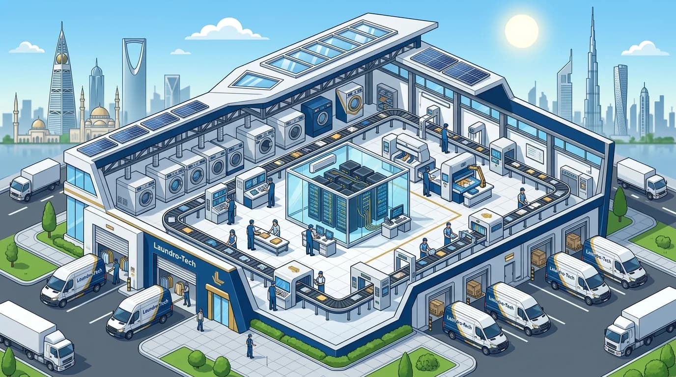 Commercial Laundry Operations in Saudi Arabia & UAE: Cutting SaaS Fees with Self-Hosted Systems