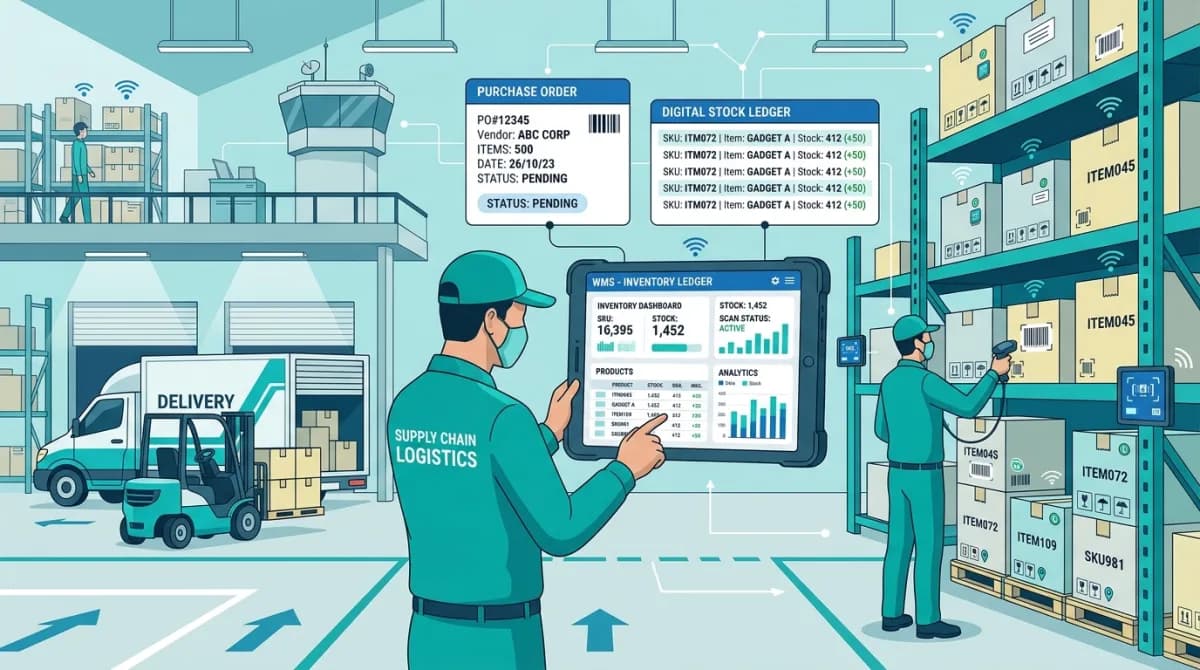Multi-Location Inventory Management Software: Real-Time Stock Sync & Batch Tracking