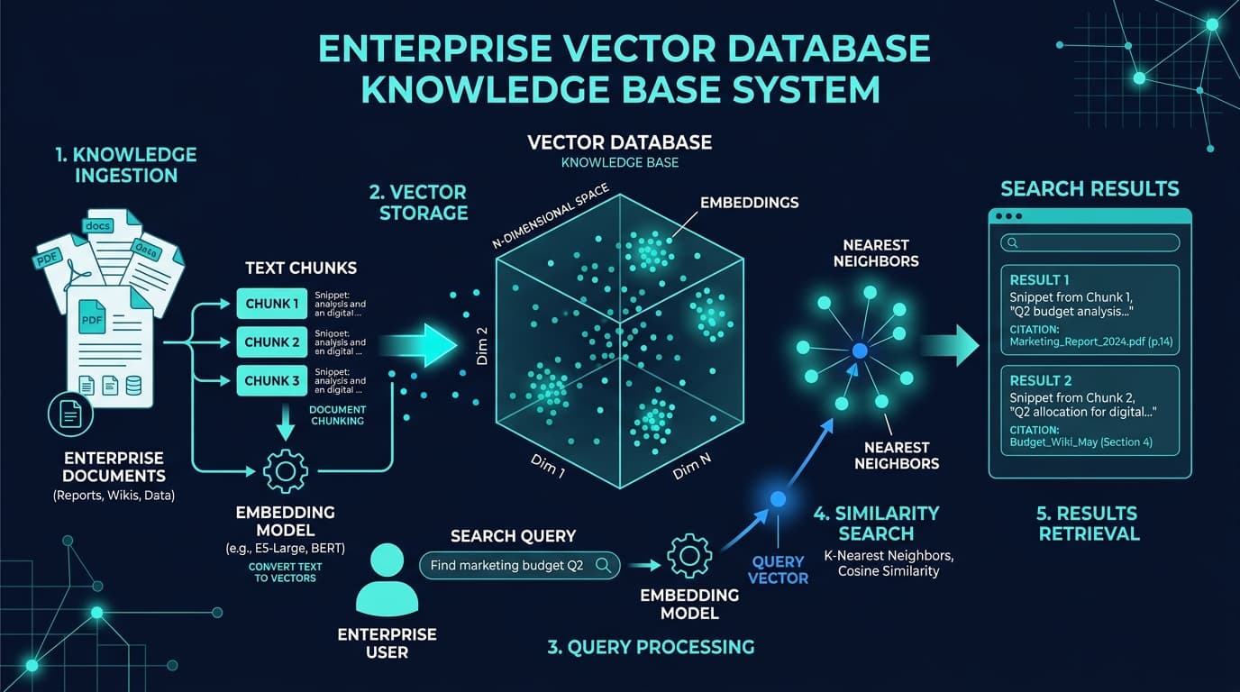 How Vector Databases Power Enterprise AI Knowledge Bases