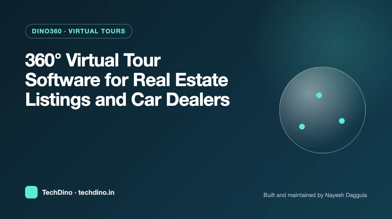 360° Virtual Tour Software for Real Estate Listings and Car Dealers