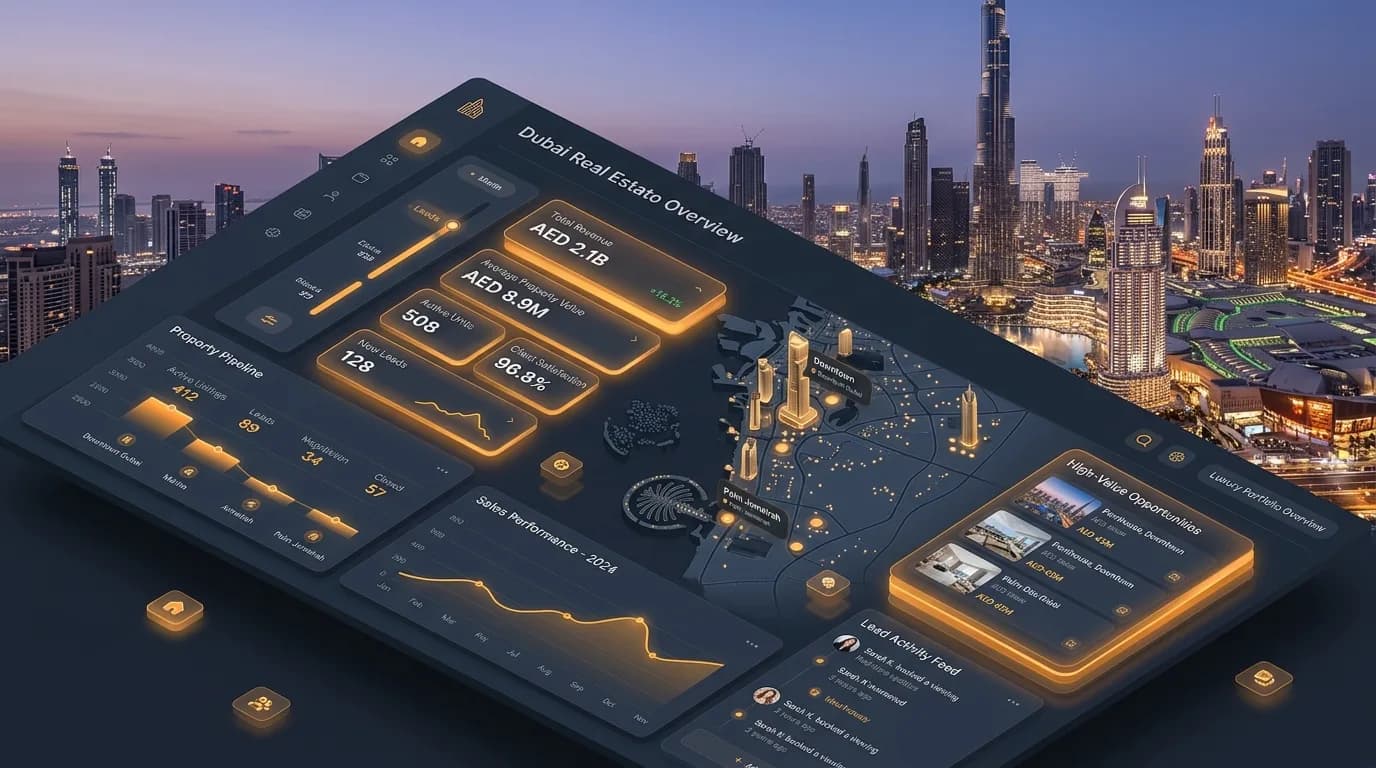 White-Label Real Estate CRM for Dubai and UAE Property Brokerages