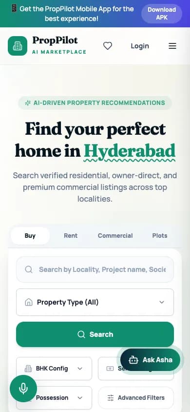 PropertyApp AI property marketplace web and mobile app screenshot mobile preview